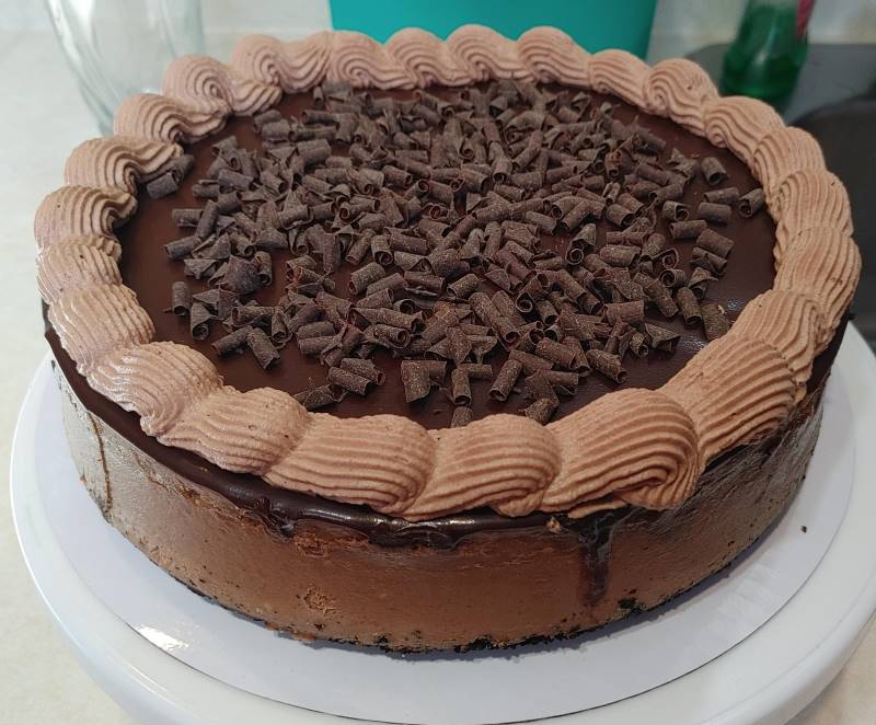 Triple Chocolate Cheesecake